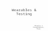 Wearables & testing