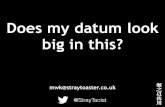Does my datum look big in this?