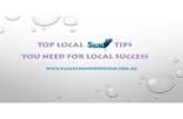 Top Local SEO Tips for Local Success
