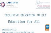 Inclusive Education in ELT - Education for All