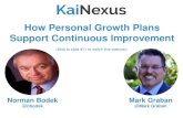 KaiNexus Webinar - Norman Bodek, How Personal Growth Plans Support Continuous Improvement