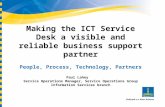 ICT Service Desk as a Business Partner 2015 - itSMF V