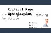 Critical Page Optimization: How to Improve Any Website