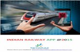 Indian Railway App developed by Keyideas Infotech