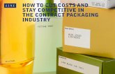 How to cut costs and stay competitive in the contract packaging industry