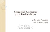 Searching Your Family History with OurDigitalWorld