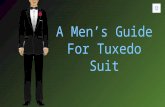 A Men’s Guide For Tuxedo Suit | Men's USA