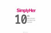 Simply Her 10th Anniversary Bake Off 2014