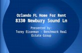 Orlando FL Home For Rent - 8330 Newbury Sound Ln