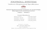 Payroll Management System SRS