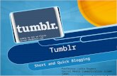 Tumblr: Getting Started