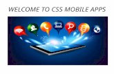 Welcome to css mobile apps1