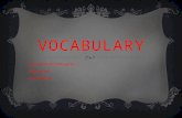 Vocabulary jhon-aranda