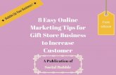 8 easy online marketing tips for gift store business to increase customer