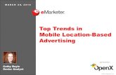 E marketer mobile location advertising