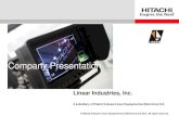 HKL_Linear Company Presentation 2012 Clouse