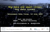 Big data and smart cities: Key data issues