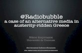 Radiobubble: a case of an alternative media in austerity-ridden Greece