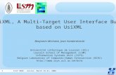 GrafiXML, A Multi-Target User Interface Builder based on UsiXML