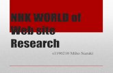 NNK website Research