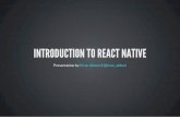 React native-meetup-talk