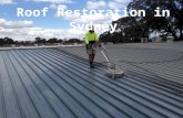 Roof restoration sydney