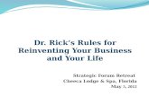 Rules for Reinventing Your Business and Your Life