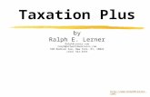 Ralph E Lerner: Taxation Plus.ppt