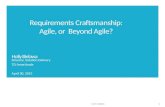 Requirements Craftsmanship 101 - Agile and Beyond 2015 Session