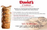 Davids Cookies - Best in Brand 2013-14!!