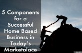 5 Components for a Successful Home Based Business in Today’s Marketplace