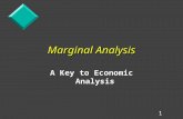 Marginal analysis