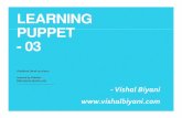 Learning puppet chapter 3