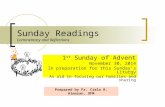 Liturgical Bible Study Guide - 1st Sunday of Advent Cycle B