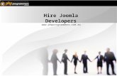 Hire Joomla Developers