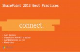 #OCSPUG SharePoint 2013 Best Practices