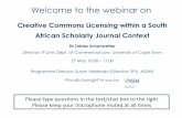 Creative Commons Licensing within a South African Scholarly Journal Context