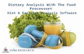 Providing Dietary Analysis With The Food Processor Diet & Exercise Analysis Software