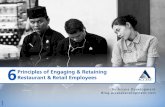 Six Principles of Engaging & Retaining Restaurant & Retail Employees