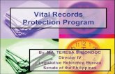 Vital record protection program