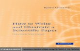 How to write and illustrate a scientific paper12