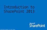 Introduction to share point