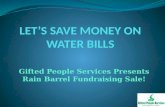Let’s save money on water bills
