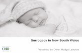 Surrogacy in New South Wales