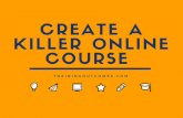 Create a killer online training course in a few simple steps