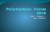 Polytechnic forum 2010