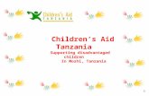 How can you contribute towards a better lifestyle for the tanzanian children