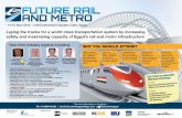 Future Rail  Metro Summit Apr 14 -15, 2015