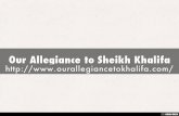 Our Allegiance to Sheikh Khalifa