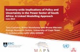 Economy-wide Implications of Policy and Uncertainty in the Power Sector of South Africa: A Linked Modelling Approach